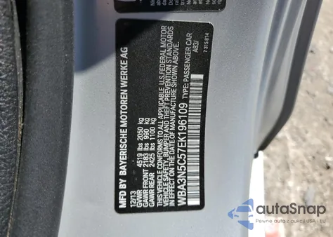 2014 BMW 428 Xi from USA, damaged, VIN WBA3N5C57EK196109